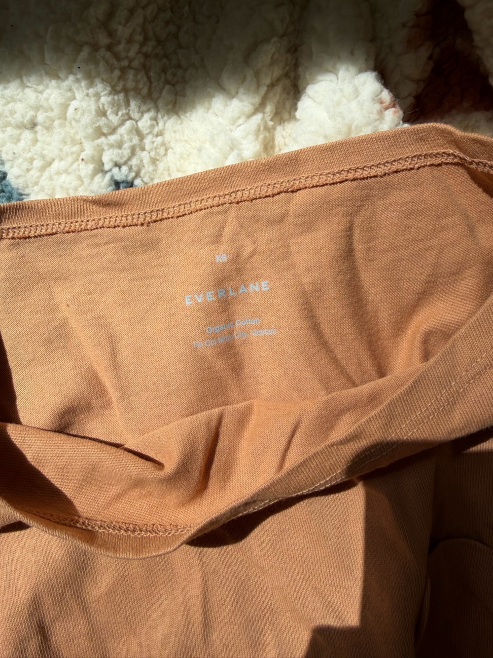 Everlane long sleeve orange shirt in XS women’s